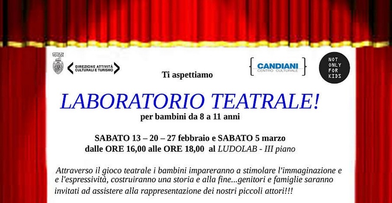Not only for kids, laboratorio teatrale