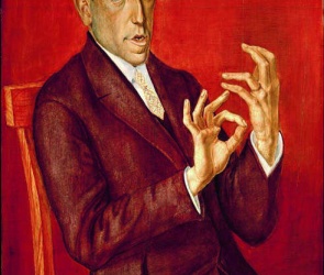 Otto Dix, “Portrait of the Lawyer Hugo Simons” 1925