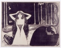 Edvard Munch (Løten, Norvegia, 1863 – Ekely, Norvegia, 1944) La vanità, 1899 Litografia Ca' Pesaro - Galleria Internazionale d’Arte Moderna, Fondazione Musei Civici di Venezia