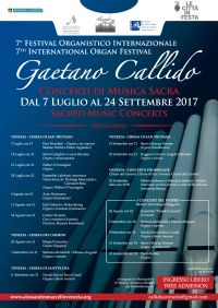 VII festival organistico internazionale Gaetano Callido