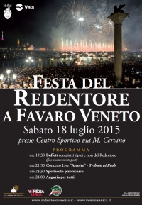 Redentore a Favaro Veneto il manifesto